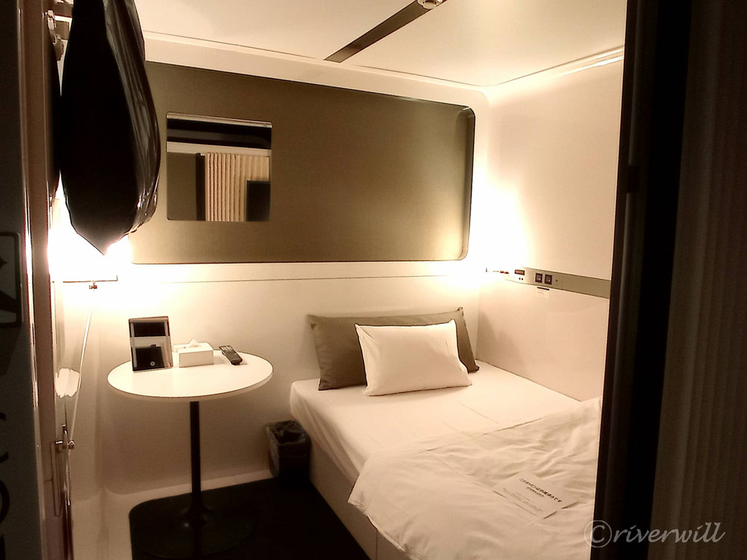 ファーストキャビンの客室内の様子