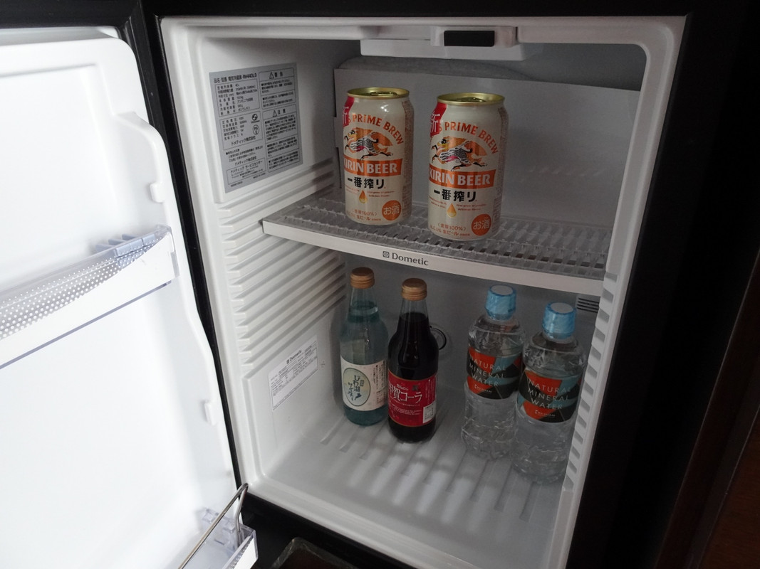 冷蔵庫のドリンクは無料でした
