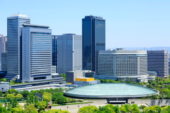 Osaka Castle Hall and Osaka Business Park