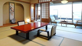 [部屋食] 源泉掛け流し露天風呂付き客室 (12.5畳) 禁煙