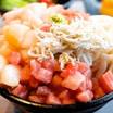 朝食ののっけ丼