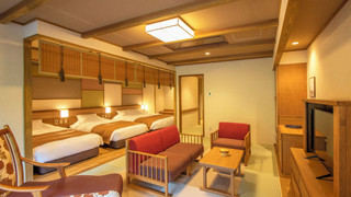 天然温泉客室風呂付ユニバーサル(滞在時間14時~10時/夕食17:30~) 禁煙
