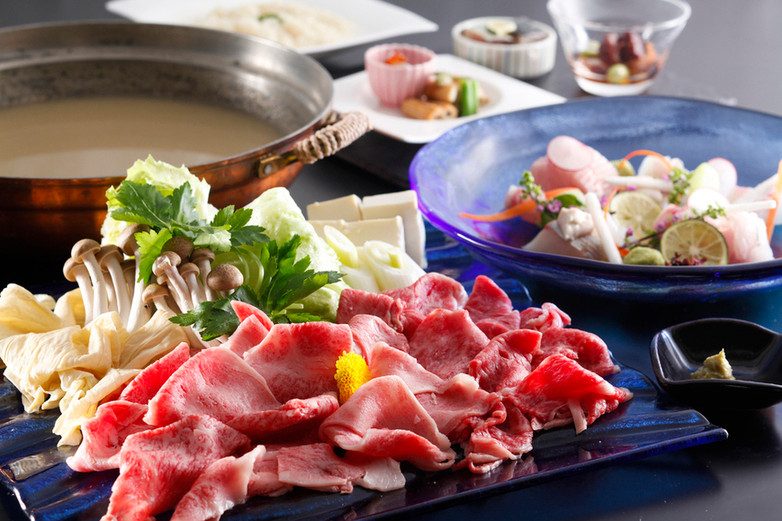 「サンセットビューホテル けひの海」 料理 126367100 淡路牛玉ねぎフォンデュ（通年）2日前まで要予約
