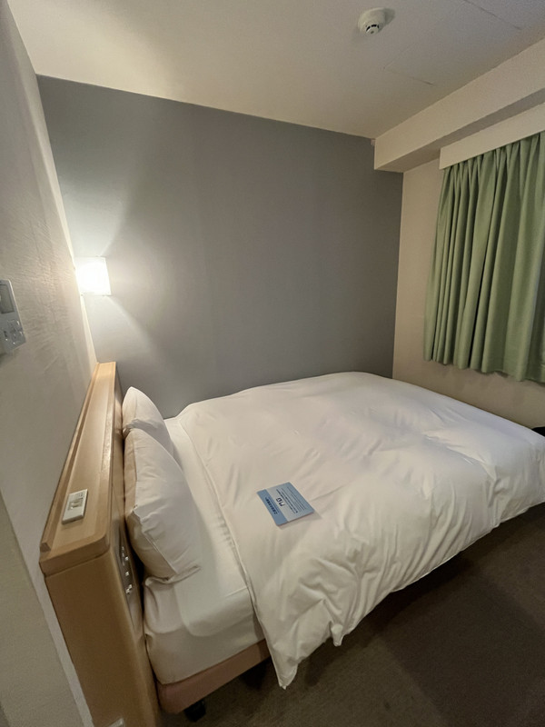 広めのベッドでゆったり