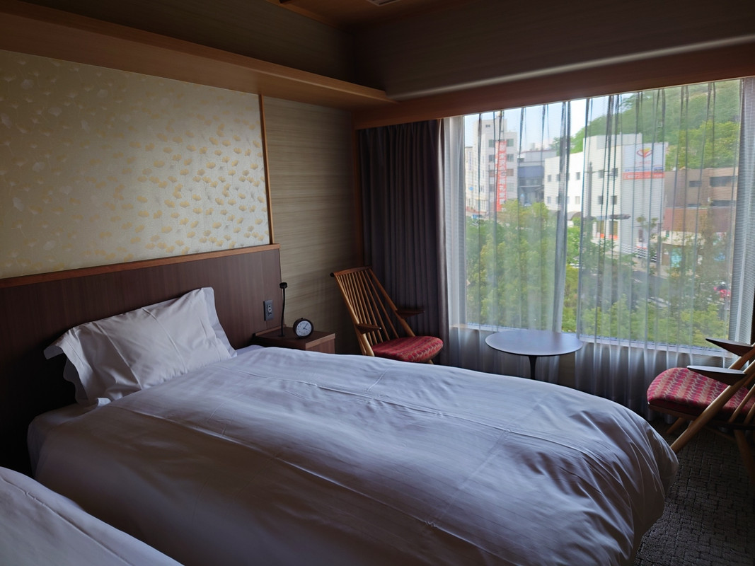 レギュラーフロアでも津山城が見えます