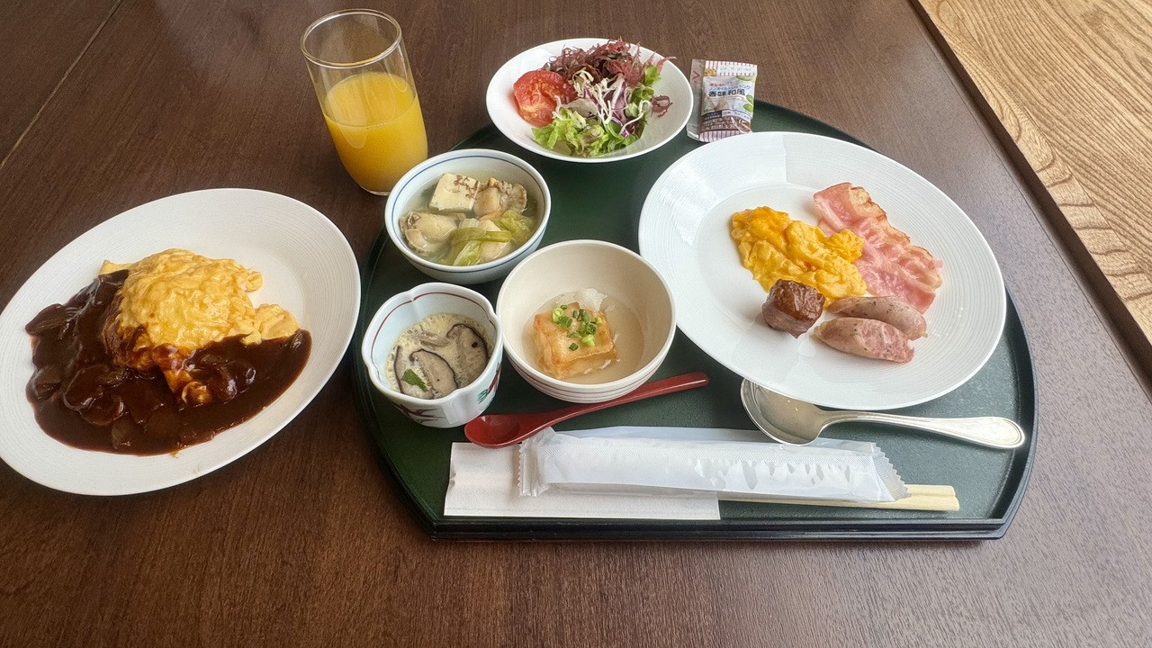 朝食ビュッフェ