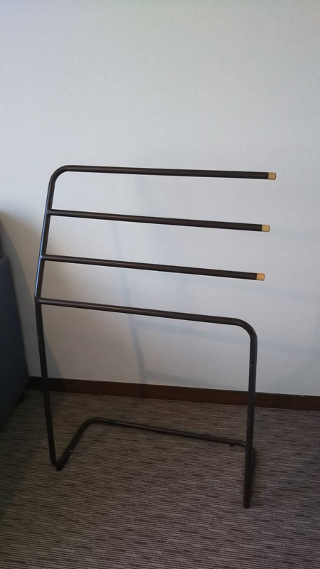 バスタオルかけ