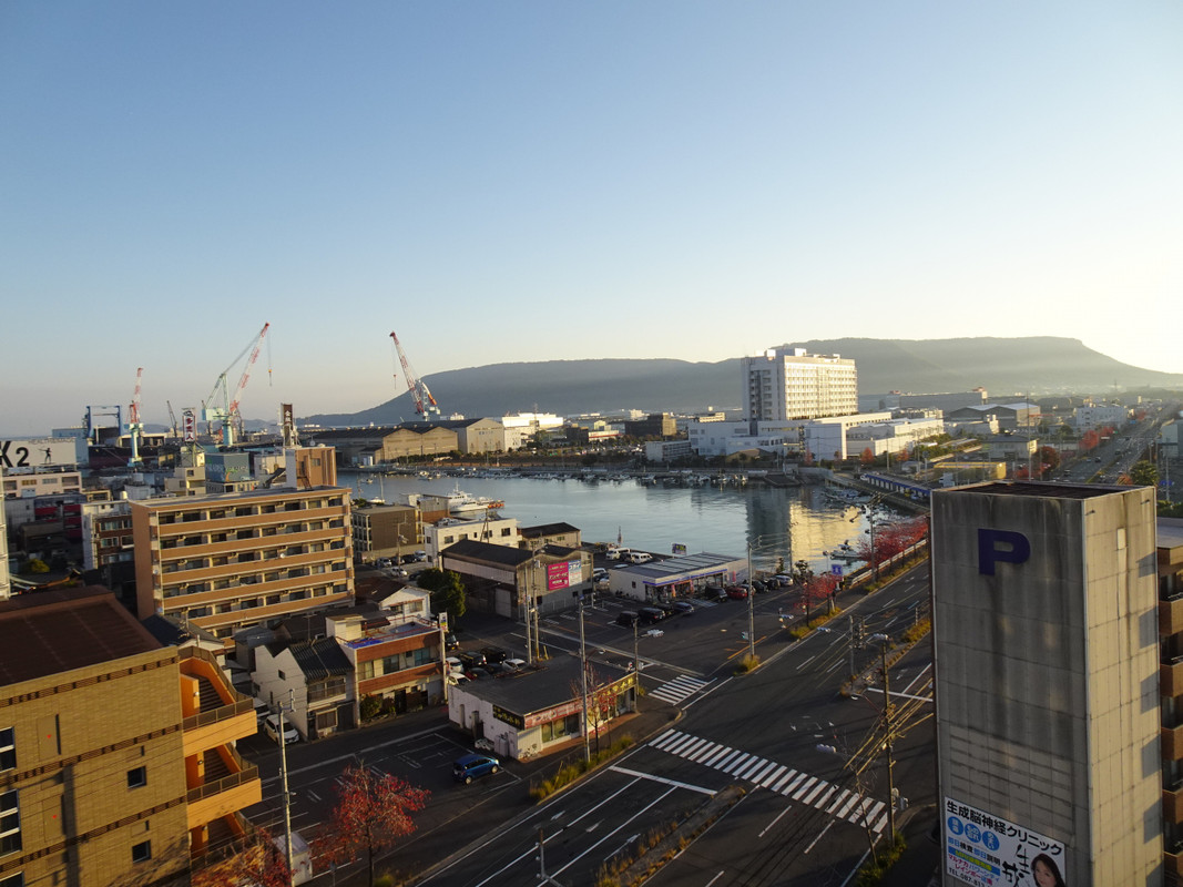 客室から海側の眺め