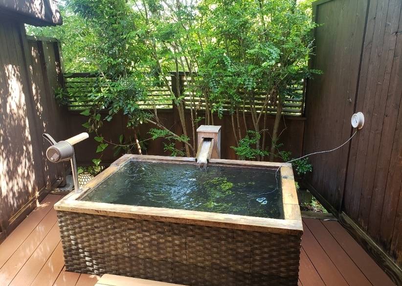 無料の貸切風呂で
リフレッシュ / 1