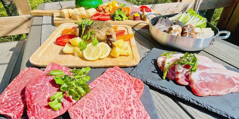 お肉たっぷりの本格バーベキューで満腹に4248465