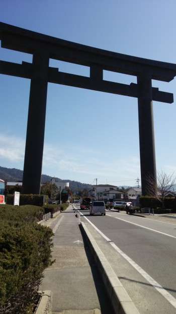 最大級の一の鳥居からゆっくり散歩585063