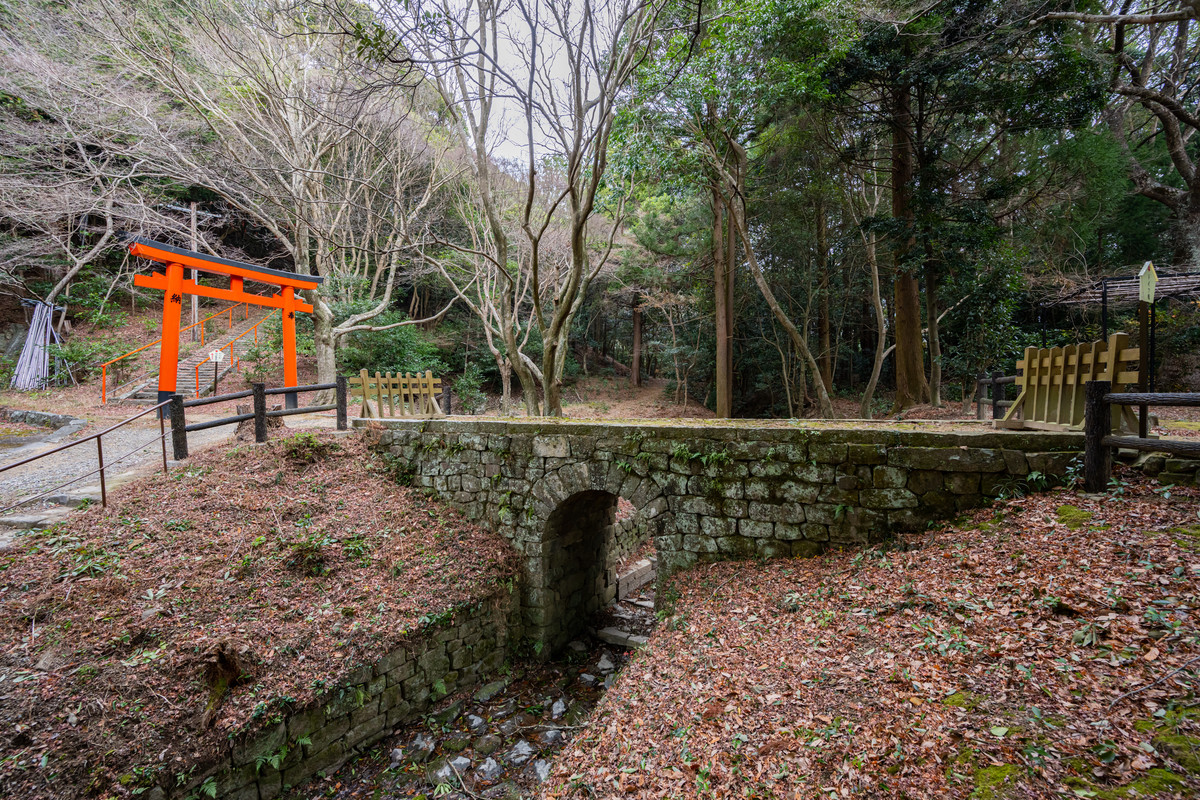 大麻比古神社 境内のドイツ橋