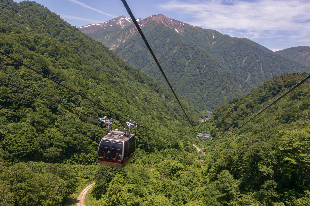 谷川岳ロープウェイ(夏)
