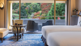 ルーム シングルベッド 2 台 禁煙 バルコニー (View)