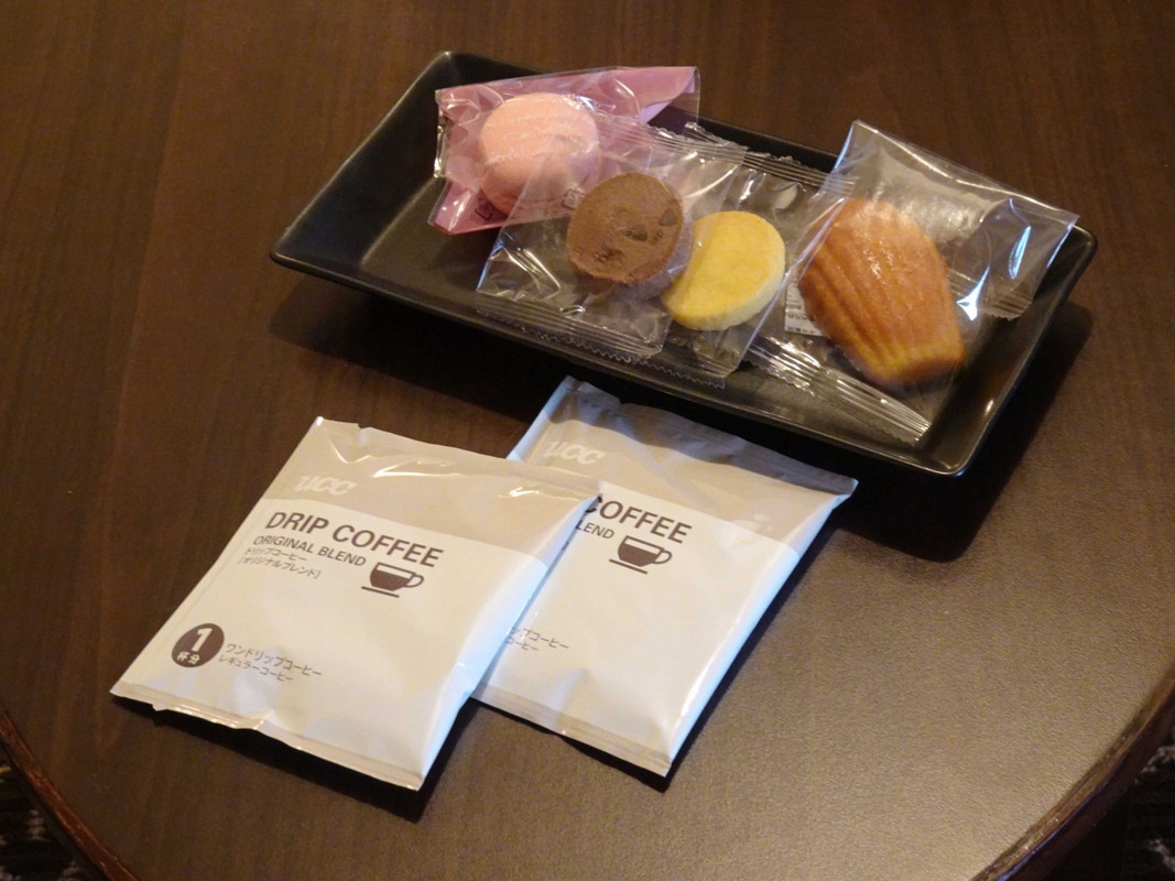 ウェルカムお菓子をいただきました