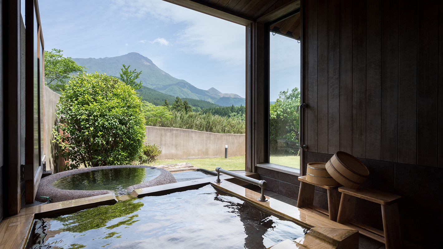 由布岳ビュー「石竹」　半露天風呂②