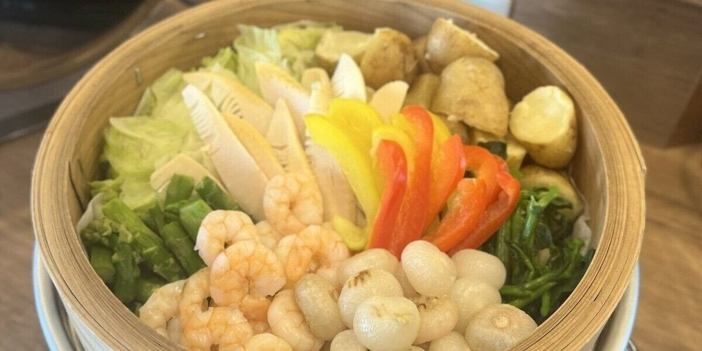 朝食ビュッフェ