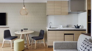 スタジオ ベッド (複数台) キッチン