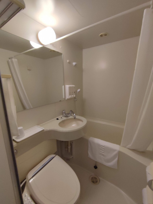 水回りも東横インクオリティで一定。さすがに古くなってきたかな