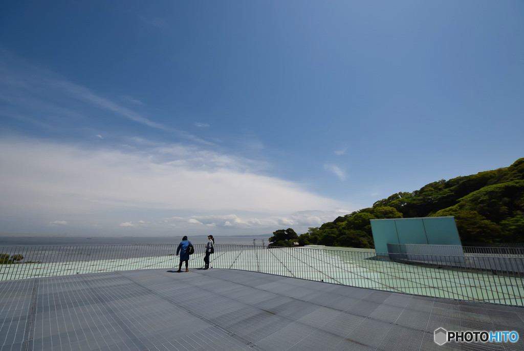 東京湾を一望できる美術館2088895