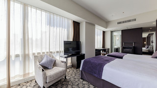 プレミアムツインルーム 禁煙 ※3名様でご利用時は、通常ベッド2台+エキストラベッド1台でのご用意となります。