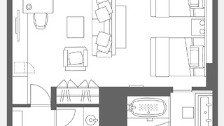 エグゼクティブツインルーム キャッスルビュー