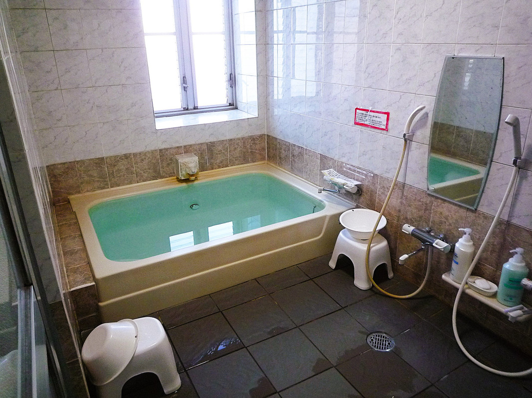 共同浴場も小さい?