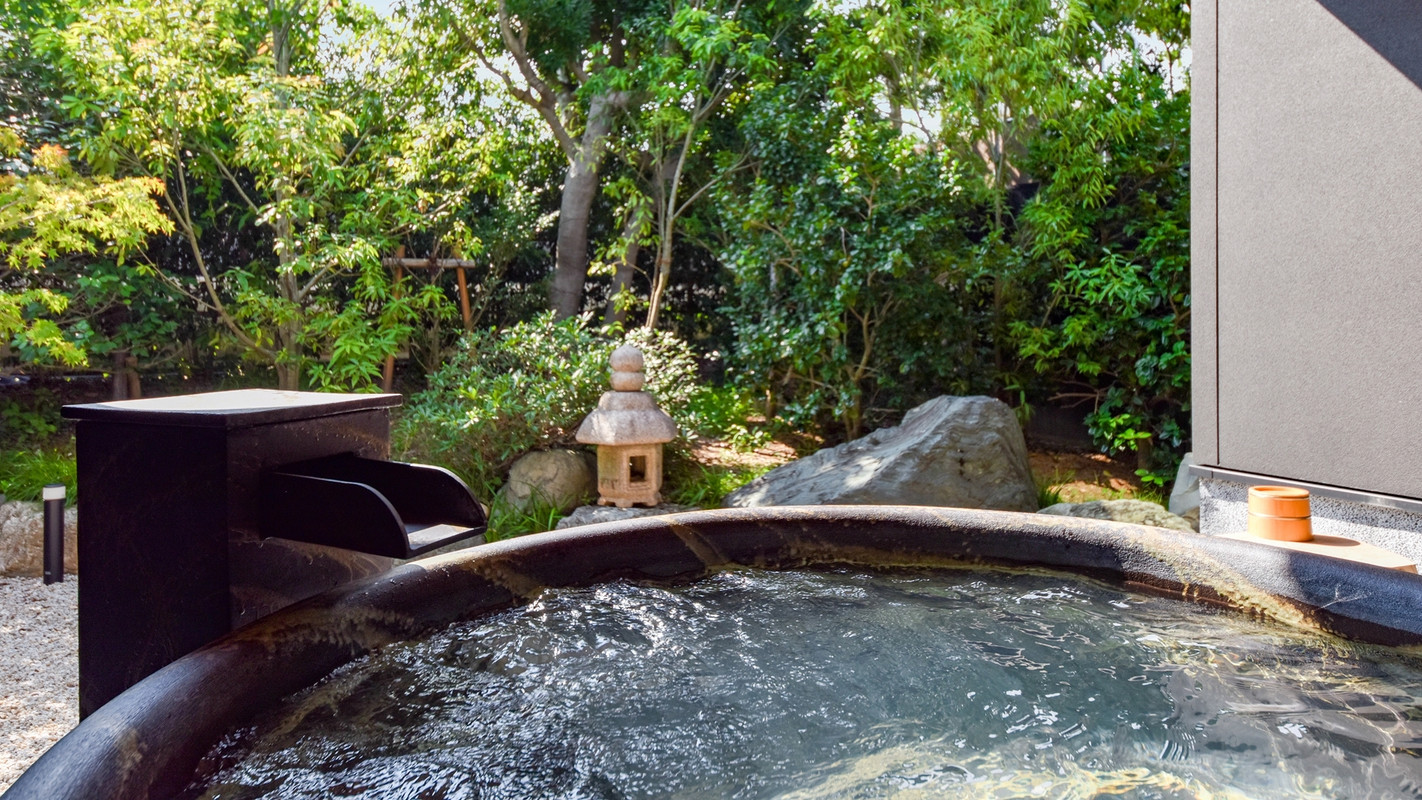 客室露天風呂④