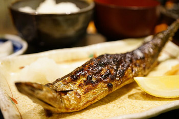 「食彩 かどた」 料理 73720262 さんま塩焼き (￥1,080)