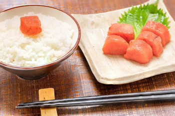 Spicy Mentaiko and White Rice