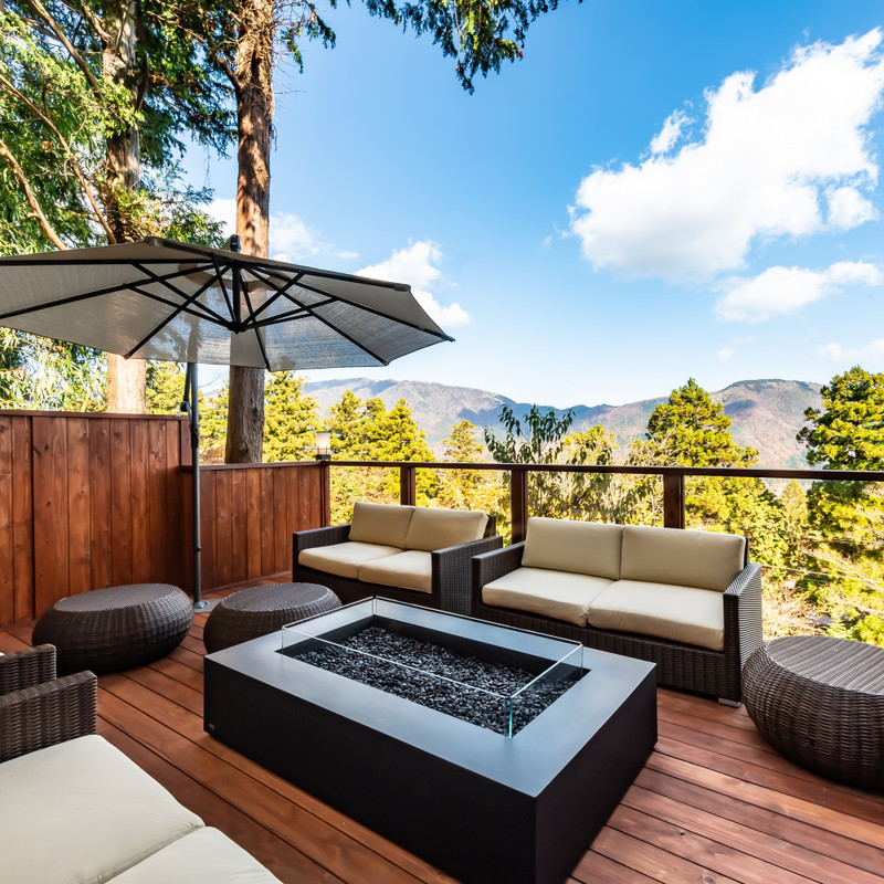 別館　貴賓室「千条」のテラス