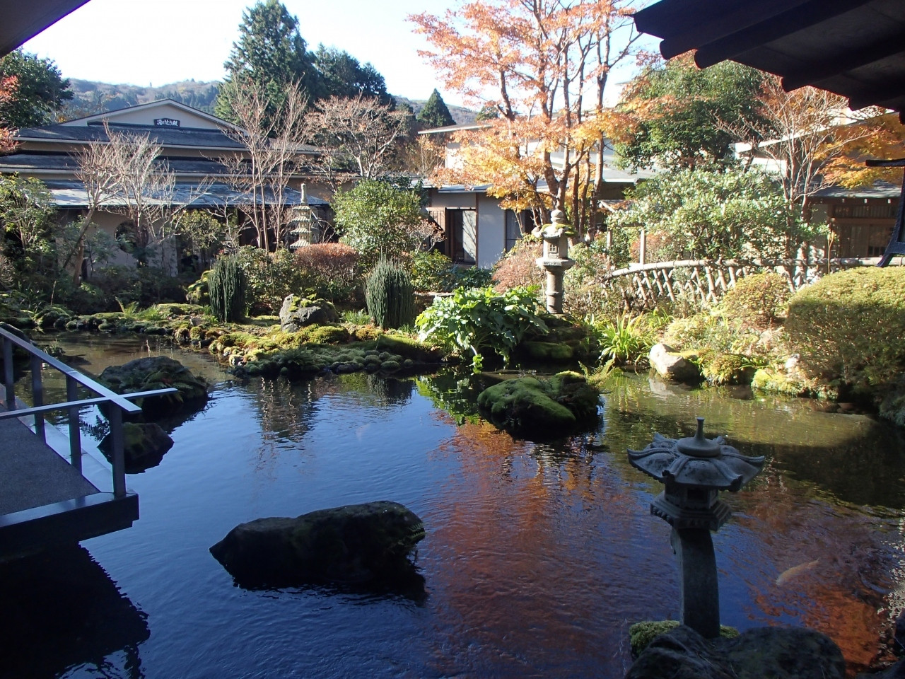 箱根の温泉を堪能しながら庭園を満喫3968447