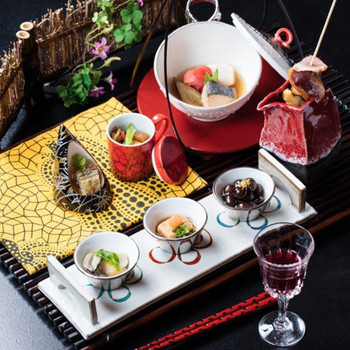 4. バラエティ豊かなお風呂とアートなお料理が楽しい♪「追分屋旅館」3445336