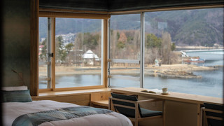 [西館]河口湖側ビューバス(角部屋) 禁煙