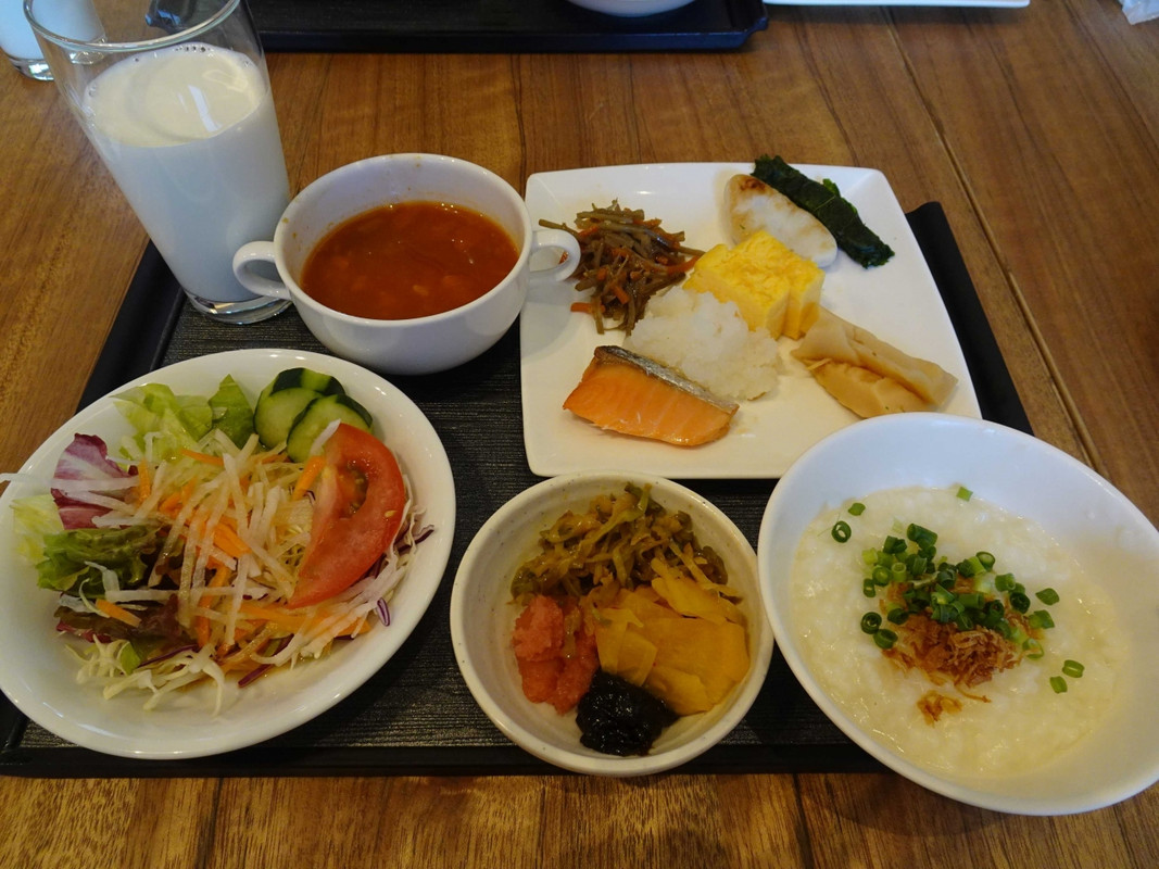 種類も多い朝食