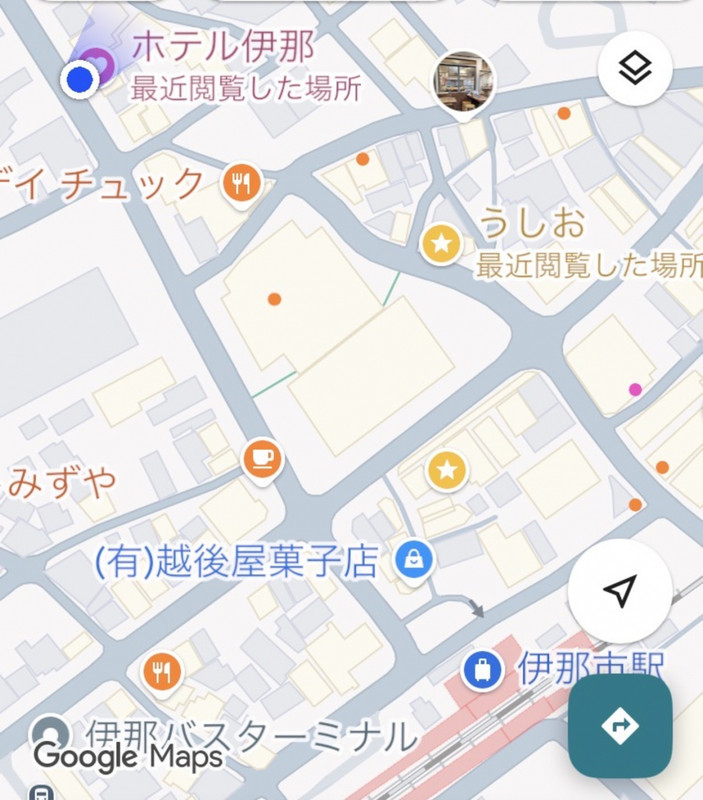 駅～ホテル