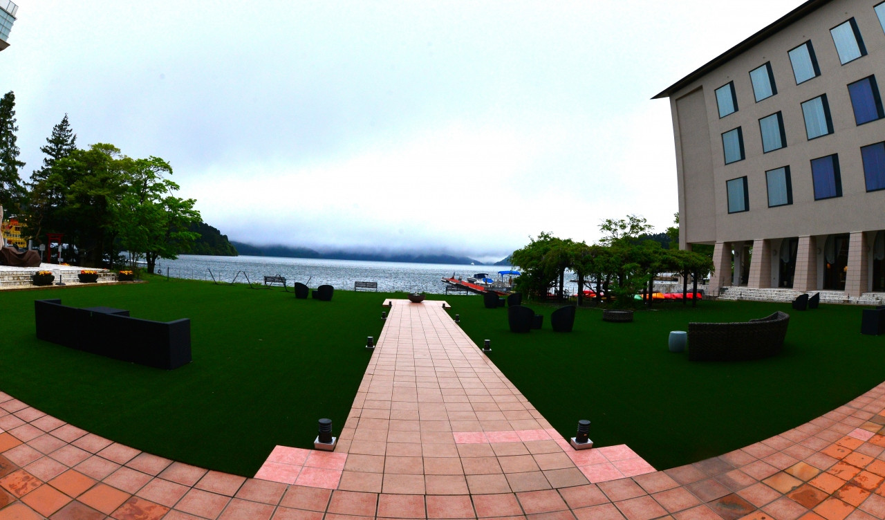 レストラン前からの眺望