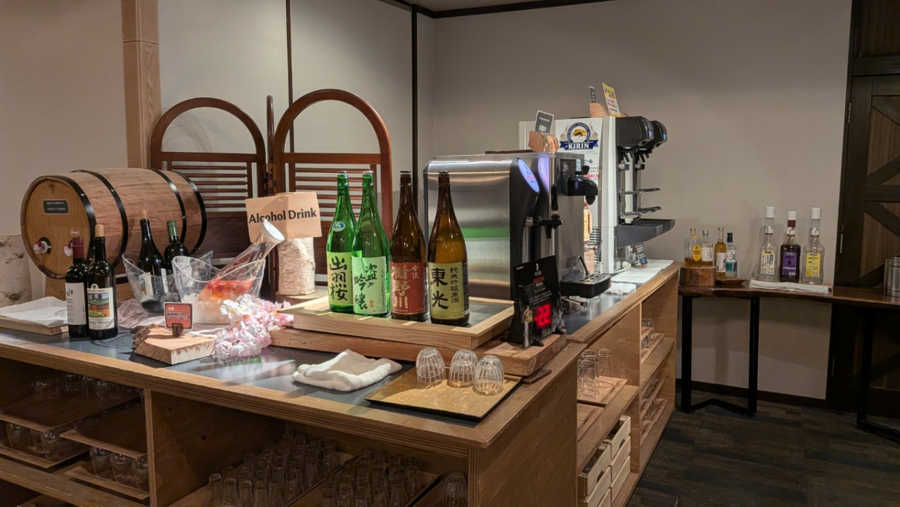 日本酒の飲み比べ