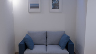 ベーシック アパートメント ダブルベッド 1台 禁煙, D号室, 半地下(窓あり)