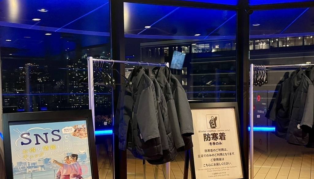 寒い日用の防寒着も / 4