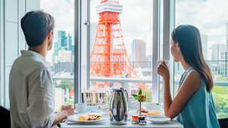 デラックスツインルーム 禁煙[東京タワー側], 3-18F(大人3 名で予約するとエキストラベッド1台追