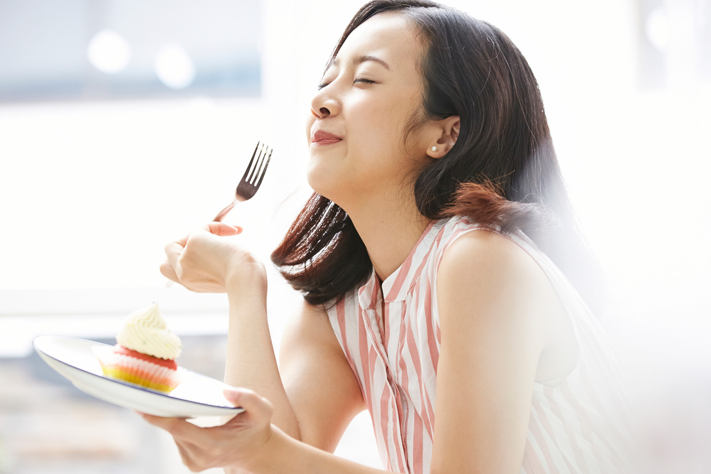 女性　リラックス