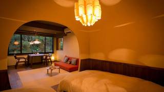 ツインルーム　畳エリア　半露天風呂付　（牡丹）