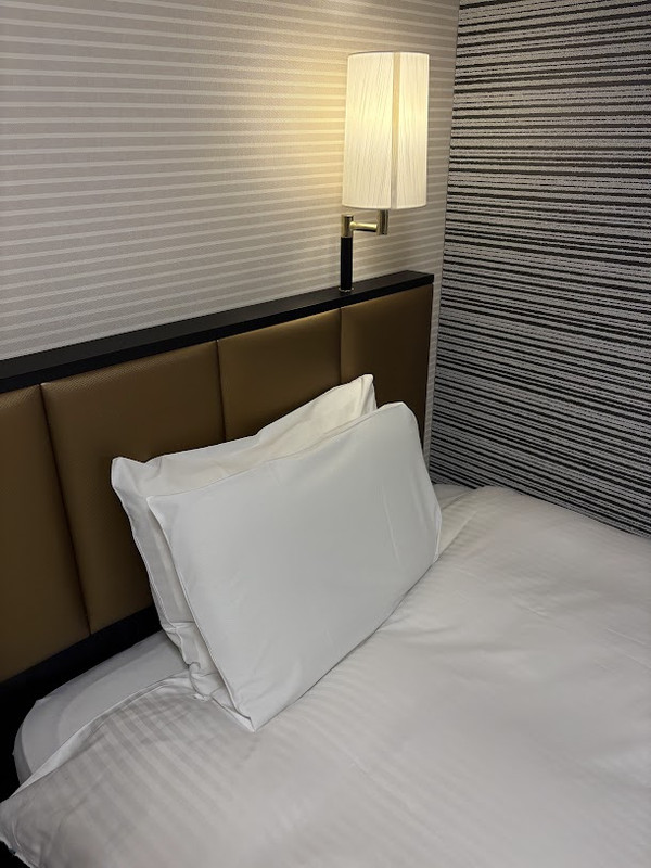 枕が２種類あるが、厚い方だと高いし薄い方だと何故か鼾をかく。