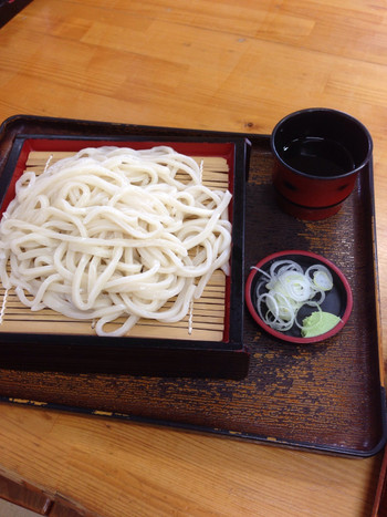 「まちの駅 道の駅 アグリパークゆめすぎと」料理 35792 米粉を使ったうどん（2014・12）