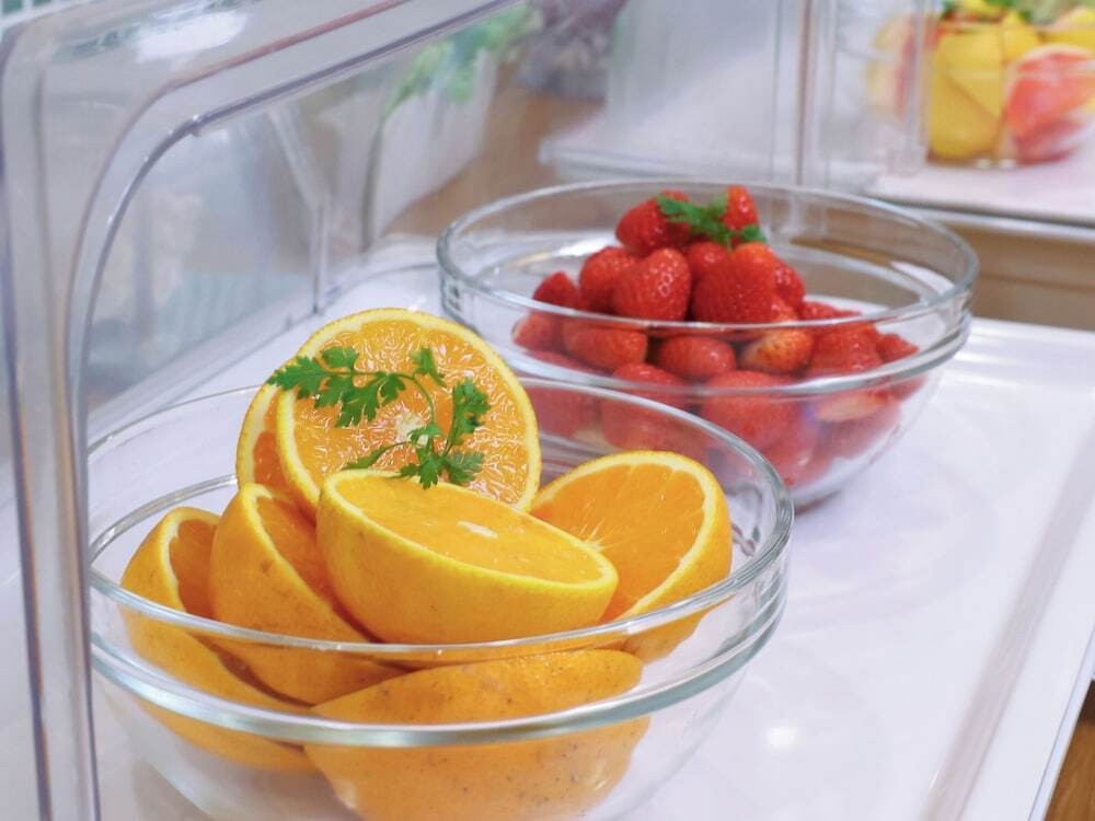 朝食ビュッフェ