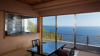 展望風呂付き客室(和室8+6畳) フレンチ懐石