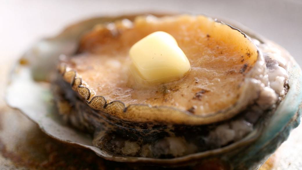 活けあわびのバター焼き / 5