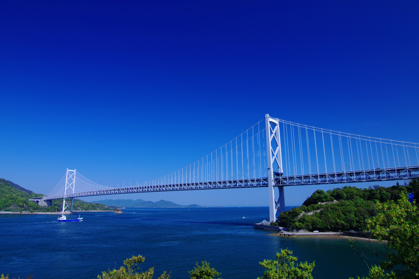 15：30 最後の橋「因島大橋」を渡って向島へ18964