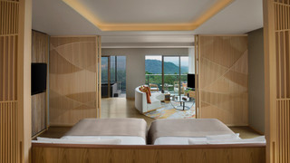 スイート ツインルーム, シティビュー, マウンテンビュー, 海が見える, 禁煙 (ジュニアスイート（客室温泉露天風呂付）)